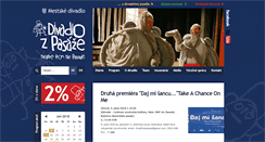 Desktop Screenshot of divadlozpasaze.sk